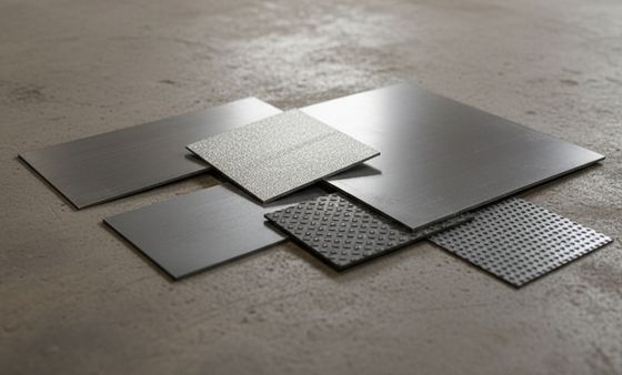 various steel sheets and plates