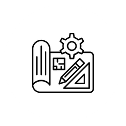 blueprint icon representing projects