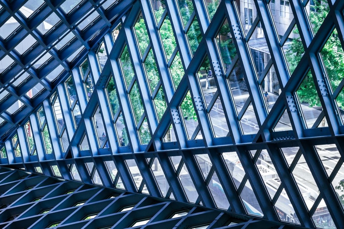 steel beams